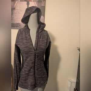 Columbia Gray Black Zip-Up Hoodie